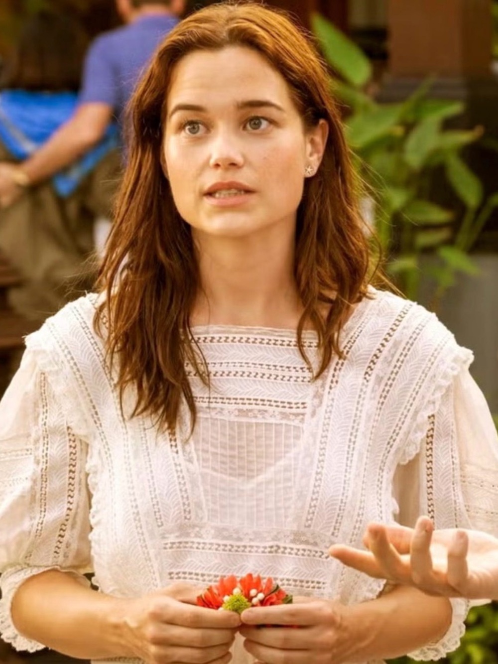 Polo by Ralph Lauren White Lace Crochet Maxi Dress - from White Lotus Season 3!